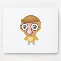 Probiscus Monkey - My Conservation Park Mouse Pad
