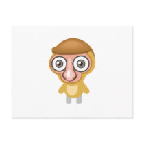 Probiscus Monkey - My Conservation Park Post Card