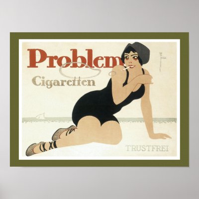 Problem Cigaretten Advertisement Print by akaJUSTIN