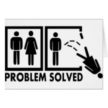 Problem solved - Woman Greeting Card