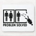Problem solved - Woman Mousepad
