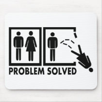 Problem solved - Woman Mousepad