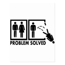 Problem solved - Woman Postcards