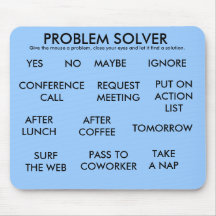 PROBLEM SOLVER MOUSE PAD