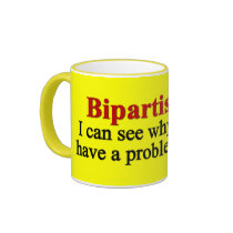 Problem with bipartisanship mug