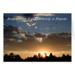 Problems and Opportunities Greeting Card