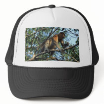 Proboscis Monkey in Borneo Trucker Hat