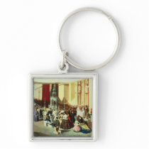 Procession of Corpus Christi in Seville Keychain