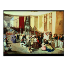 Procession of Corpus Christi in Seville Post Card