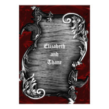 Proclamation Gothic Vampire Invitation