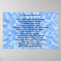 Procrastinator's Creed
