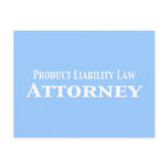 Product Liability Law Attorney Gifts Postcard