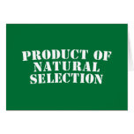 Product Of Natural Selection cards