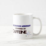 Production Assistant Powered by caffeine Mugs