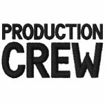 Production, CREW embroidered shirts