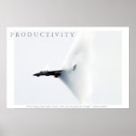 PRODUCTIVITY Motivational Aeroplane Andretti Poste posters