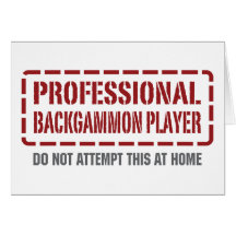 Professional Backgammon Player Cards
