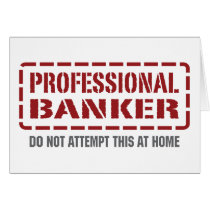 Professional Banker Greeting Cards