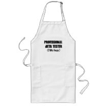professional beta tester (like bugs) aprons