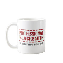 Professional Blacksmith Coffee Mugs