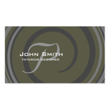 Professional Business Card Amazing Swirl Effect