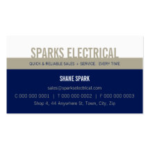 PROFESSIONAL BUSINESS CARD :: bold block2 2L