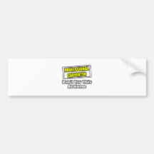 Professional Carpenter...Don't Try This At Home Bumper Stickers