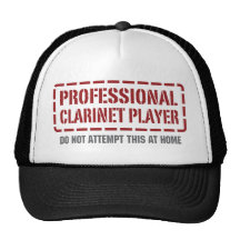 Professional Clarinet Player Mesh Hats