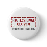 Professional Clown buttons