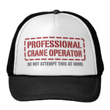 Professional Crane Operator Mesh Hat