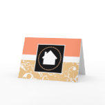 professional damask home cards