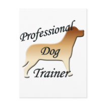 Professional Dog Trainer Post Card