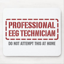 Professional EEG Technician Mouse Pad