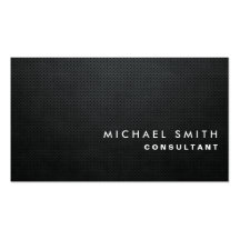 Professional Elegant Modern Black Plain Simple Business Card Templates