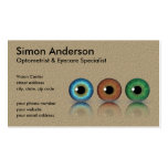 Professional Eyeballs Optometry Business Cards