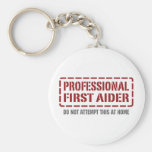 Professional First Aider Key Chain