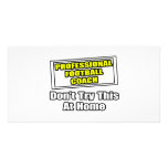 Professional Football Coach.. photo cards