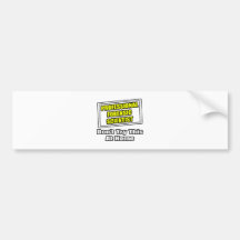 Professional Forensic Scientist .. Joke Bumper Stickers