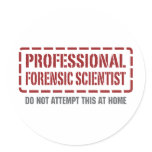 Professional Forensic Scientist stickers