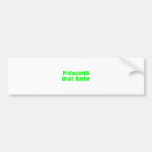 Professional Ghost Hunter Bumper Sticker