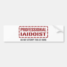 Professional Iaidoist Bumper Sticker