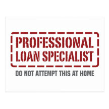 Professional Loan Specialist Postcard