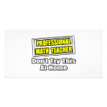 Professional Math Teacher...Joke photo cards