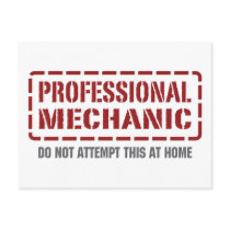 Professional Mechanic Postcards