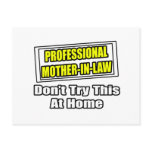 Professional Mother-In-Law...Joke postcards