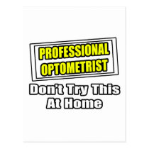 Professional Optometrist...Joke postcards