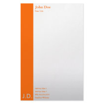professional oranges personalised stationery