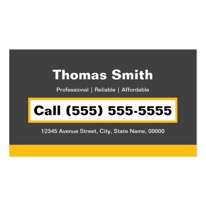 Professional Painting Service Painter Paint Brush Business Card