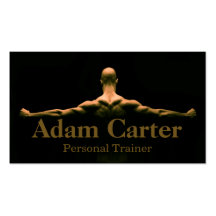 Professional Personal Trainer / Bodybuilder Card Business Card