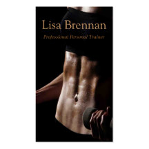 Professional Personal Trainer / Bodybuilder Card Business Cards